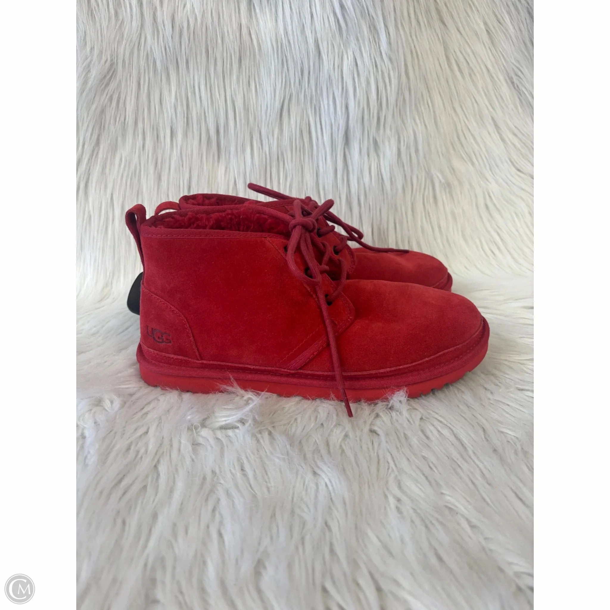 Shoes Designer By Ugg In Red, Size: 10 Water Edge Italian Glam