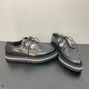 Shoes Luxury Designer By Alexander Mcqueen In Black, Size: 8.5 Breathable mesh upper Sky Blue