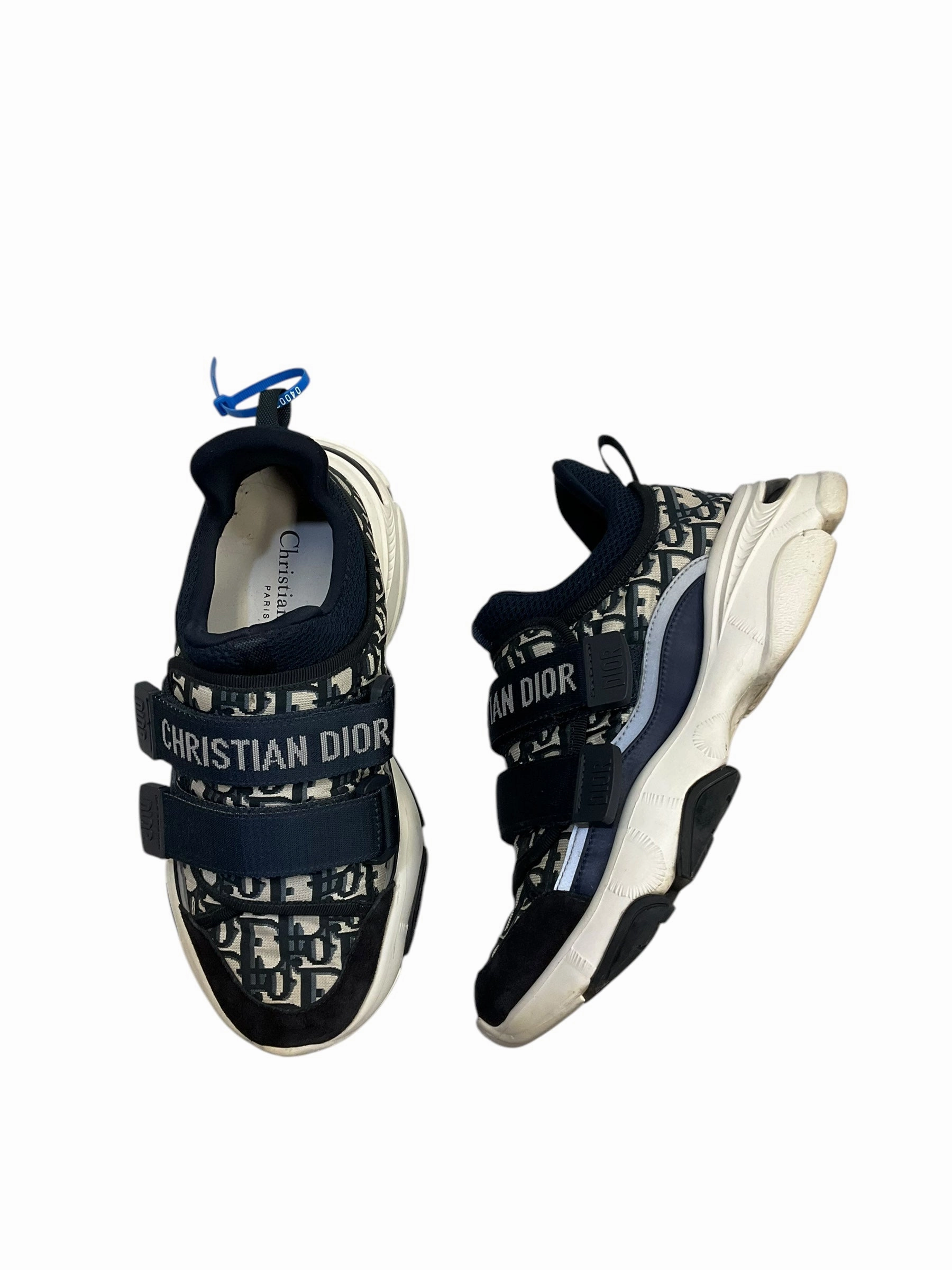 orthopedic Shoes Luxury Designer By Christian Dior In Navy, Size: 36 1/2