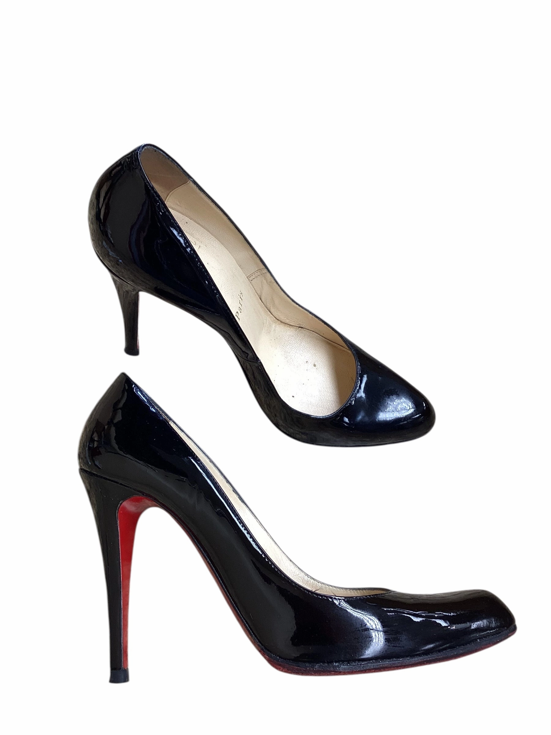 Comfort Shoes Luxury Designer By Christian Louboutin In Black
