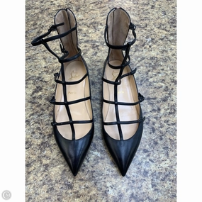 Shoes Luxury Designer By Christian Louboutin In Black, Size: 10 Low Profile
