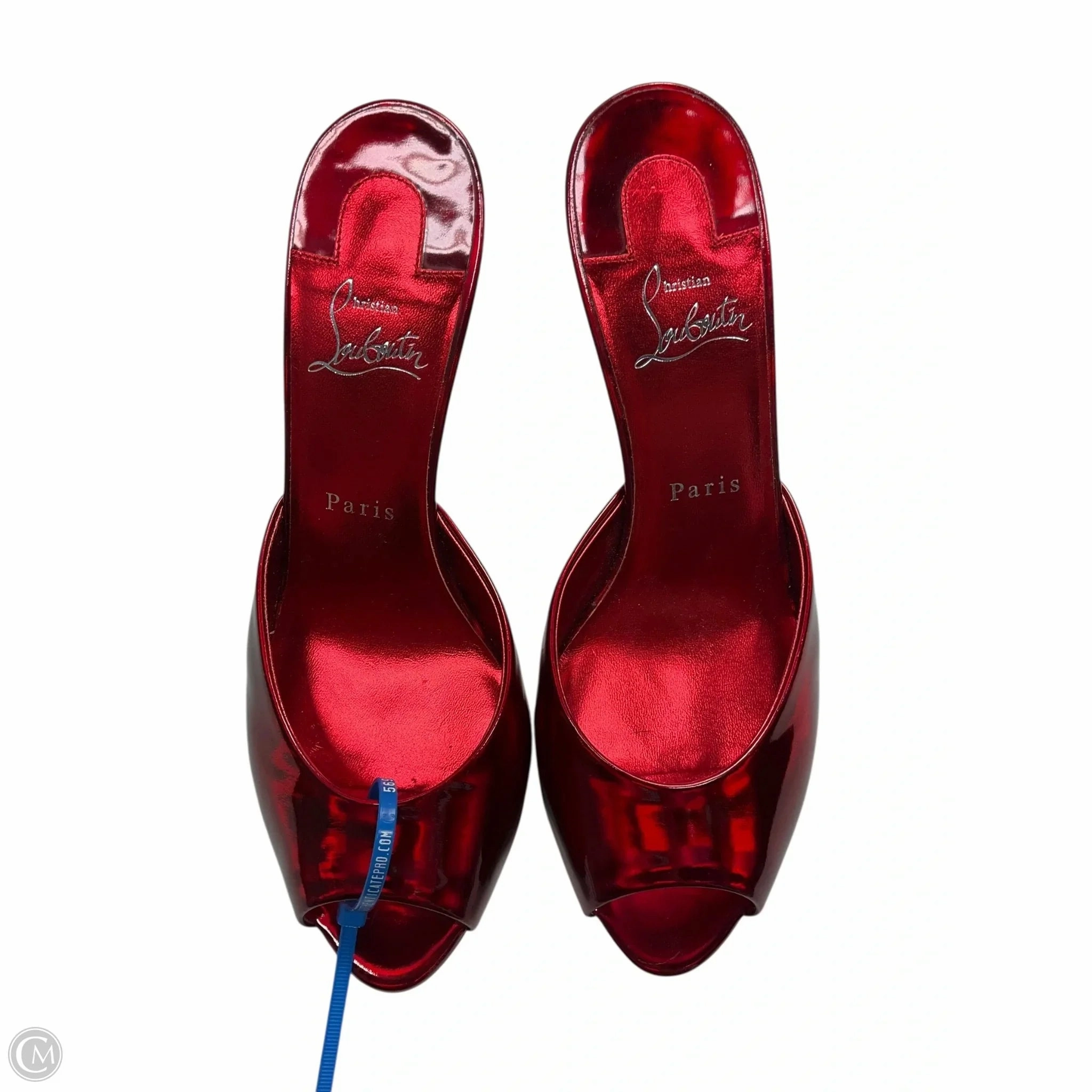 Shoes Luxury Designer By Christian Louboutin In Red, Size: 8 Fire Red All Terrain Urban Walkers