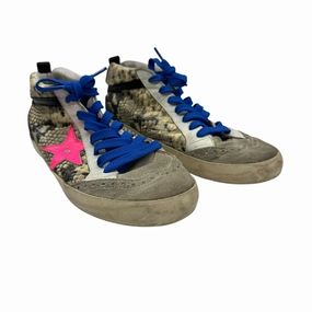 Shoes Luxury Designer By Golden Goose In Snakeskin Print, Size:8.5 Feather Light Cold Weather Foam Lining Trail Running