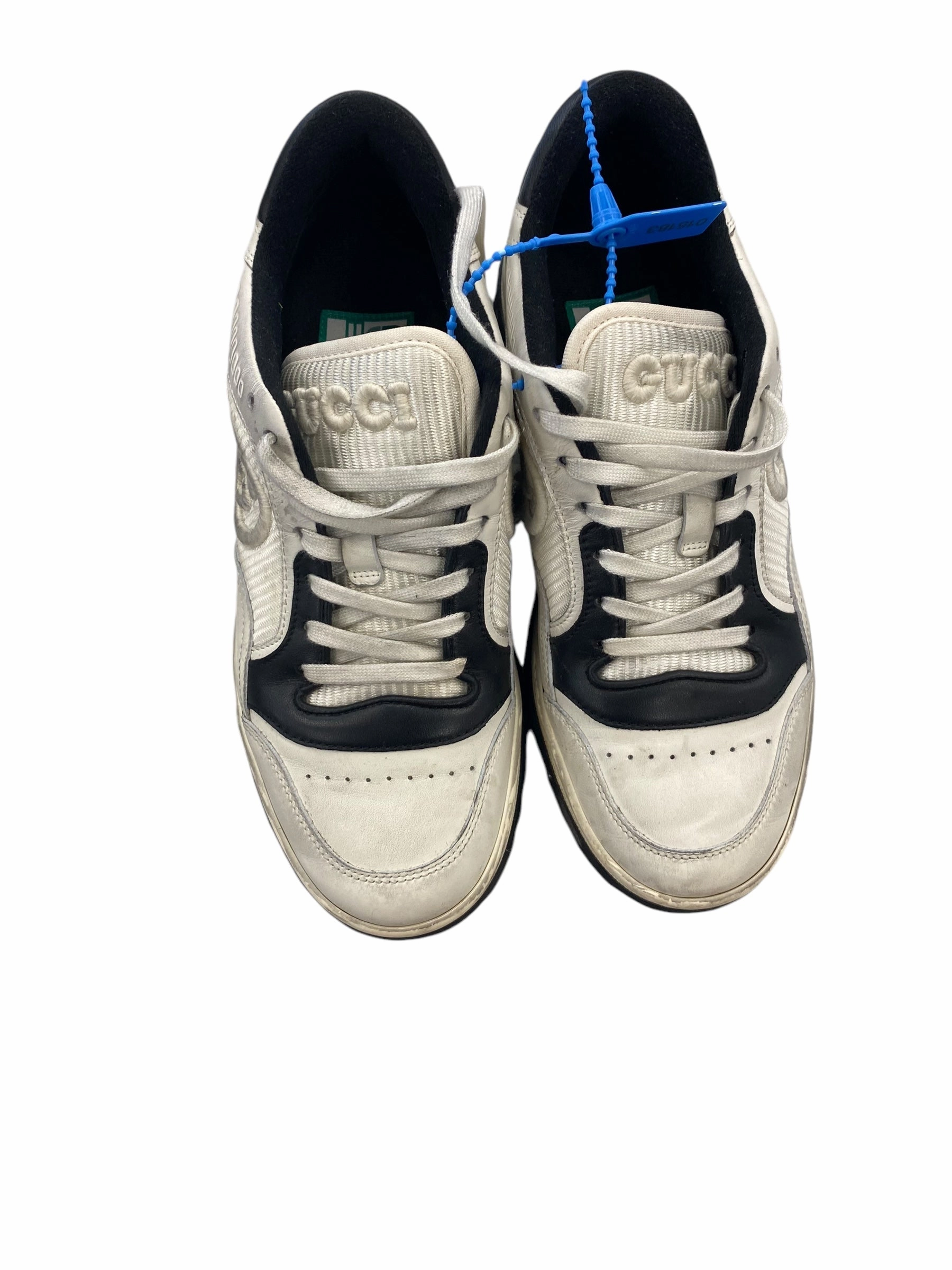 Earth Tone Shoes Luxury Designer By Gucci In Black & White, Size: 7