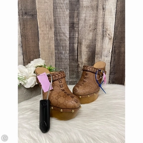 Shoes Luxury Designer By Gucci In Brown, Size: 9 Daily Walk Compression Molded Midsole