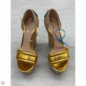 Game Edge Style Base Shoes Luxury Designer By Gucci In Floral Print, Size: 7