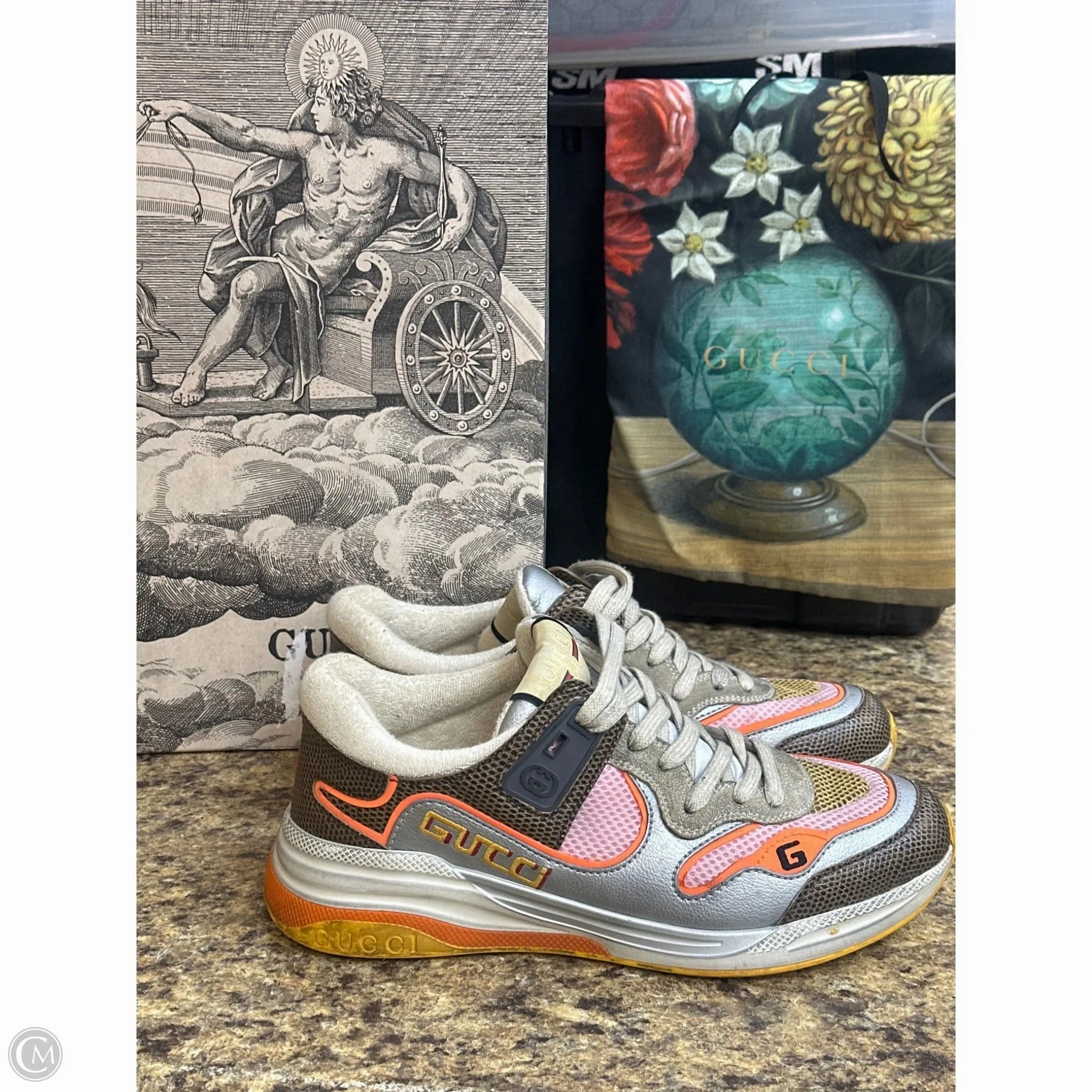 Comfort Cushion Shoes Luxury Designer By Gucci In Multi-colored