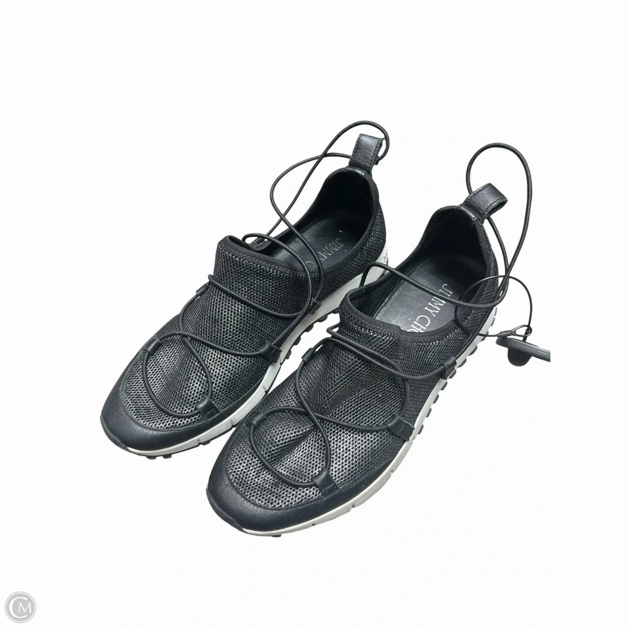 Shoes Luxury Designer By Jimmy Choo In Black, Size: 7 Ventilated Design TPU Stability