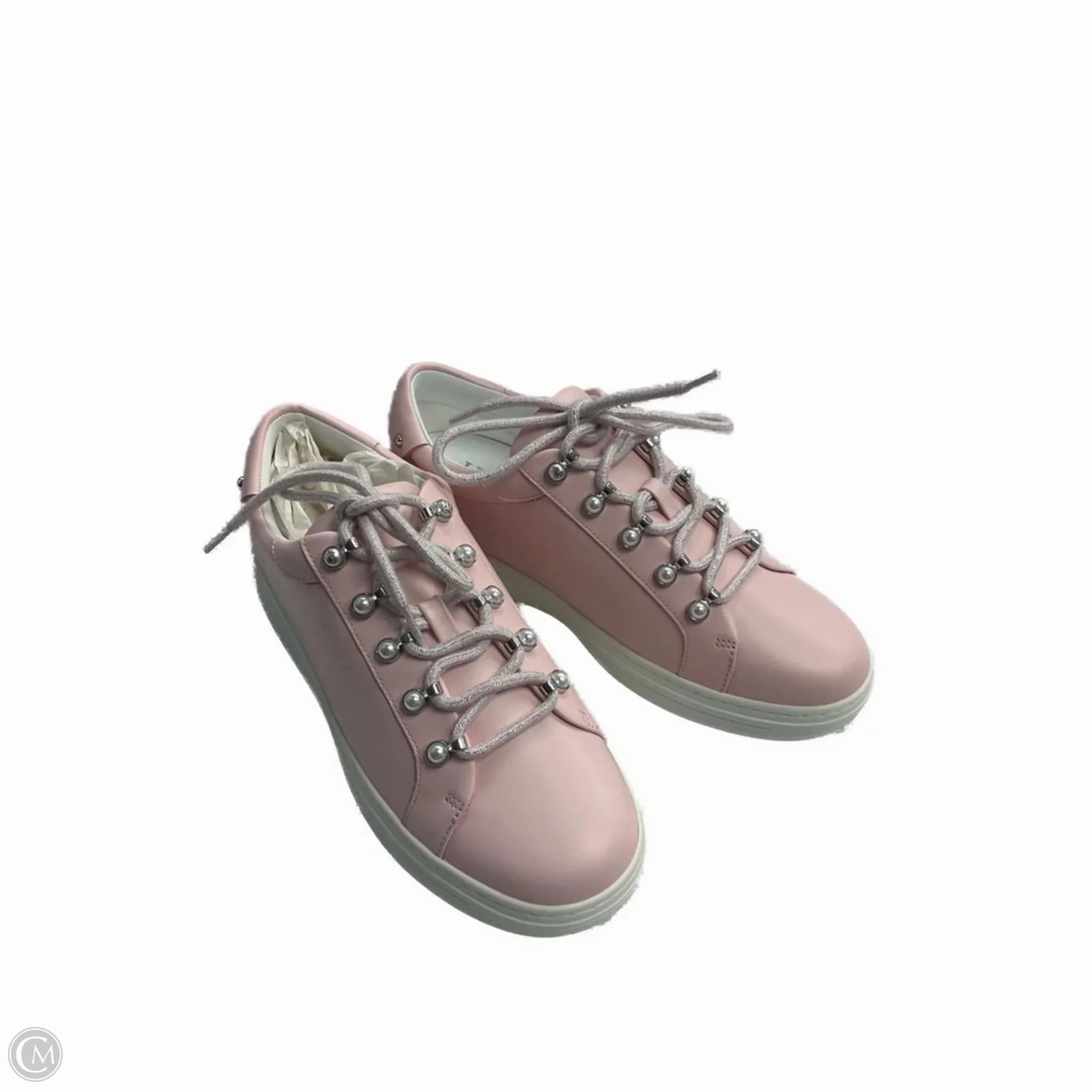 Shoes Luxury Designer By Jimmy Choo In Pink, Size: 9 Rebound Technology