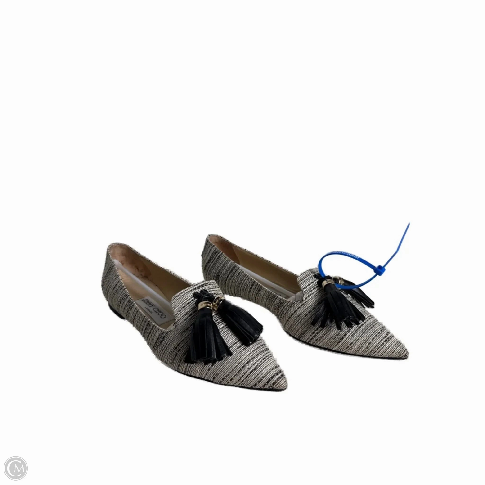 Blister prevention Shoes Luxury Designer By Jimmy Choo In White, Size: 5