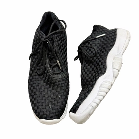 Non Binding Collar Padding Weatherproof Protective Coating Shoes Luxury Designer By Jordan In Black, Size: 10