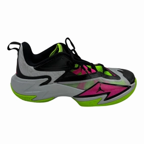 Green Core Shoes Luxury Designer By Jordan In Multi, Size:10.5