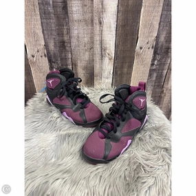 Shoes Luxury Designer By Jordan In Purple, Size: 8.5 Long Walk Lace Up Style