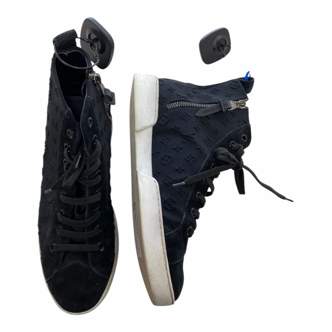 Comfort support Ventilated Mesh Long Distance Shoes Luxury Designer By Louis Vuitton In Black, Size: 6