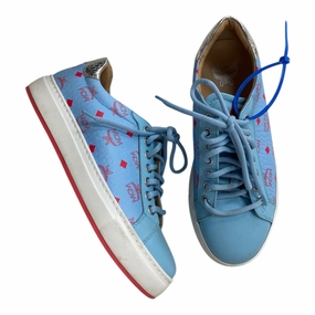 Shoes Luxury Designer By Mcm In Blue, Size:6 Reinforced heel Virtual Step