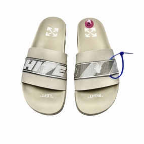 Chic Fit Love Path Shoes Luxury Designer By Off White In Cream, Size: 8