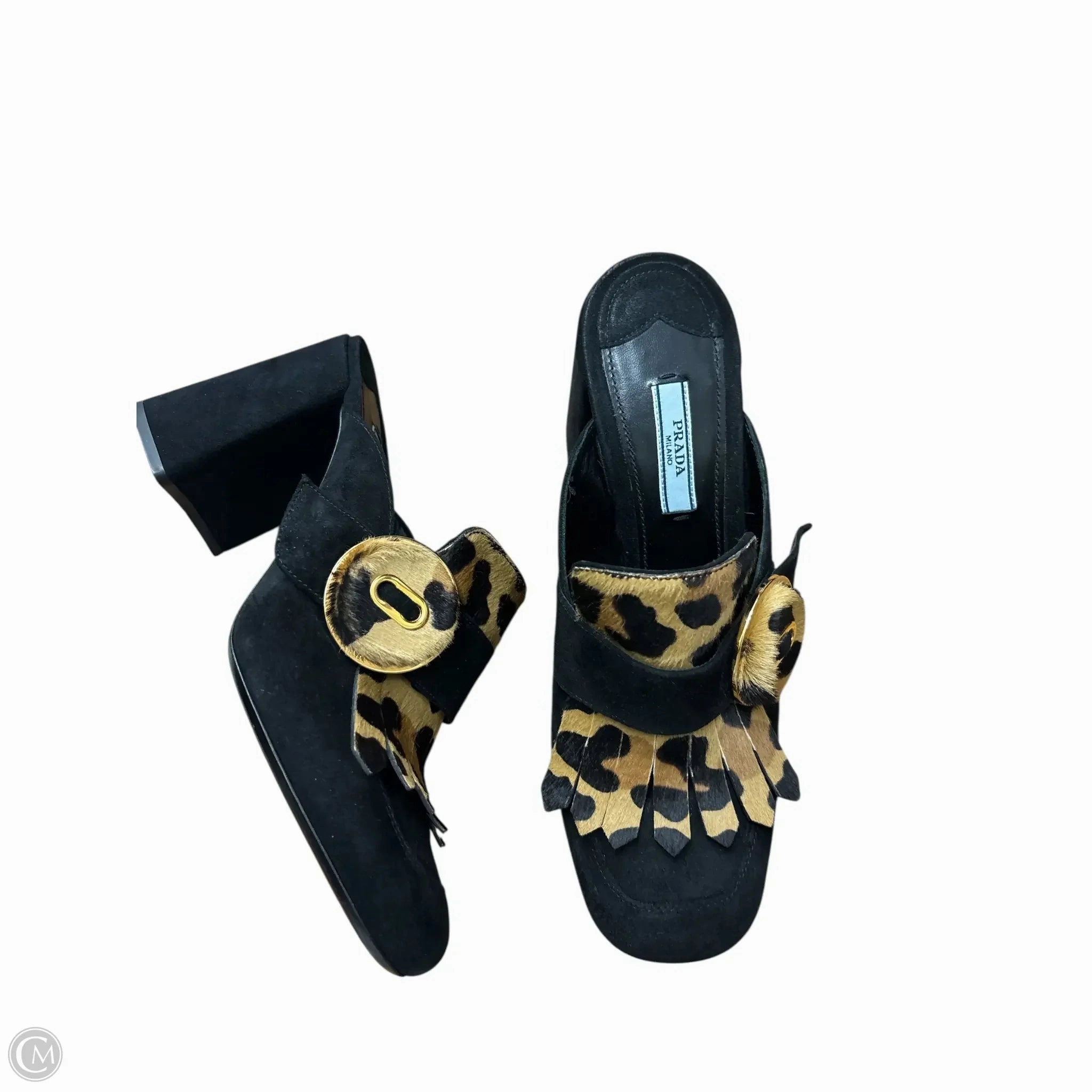 Shoes Luxury Designer By Prada In Animal Print Contoured Arch Bridge Abrasion Resistant Material