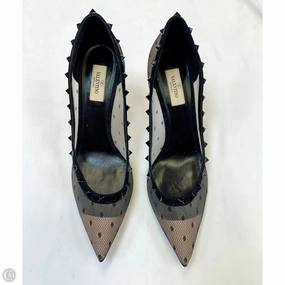 Shoes Luxury Designer By Valentino-garavani In Black & Tan, Size: 12 Ventilated Design