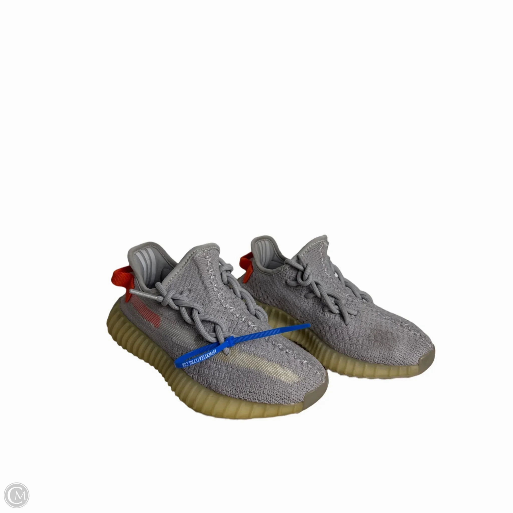 Peace Step Shoes Luxury Designer By Yeezy In Grey, Size: 6
