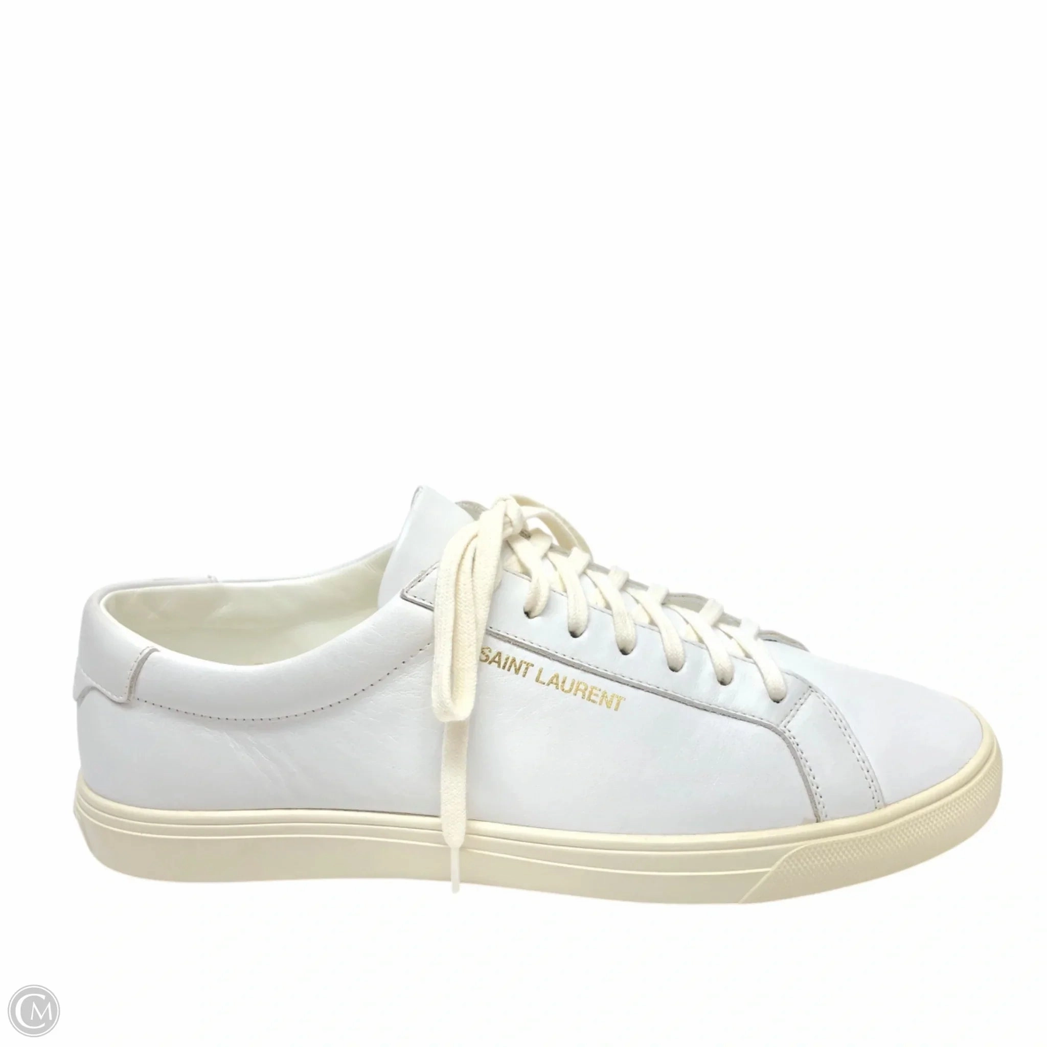 Swim Ready Shoes Luxury Designer By Yves Saint Laurent In White, Size: 10.5