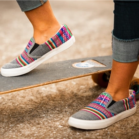 Treadmill Optimized training shoes Slate Slip On