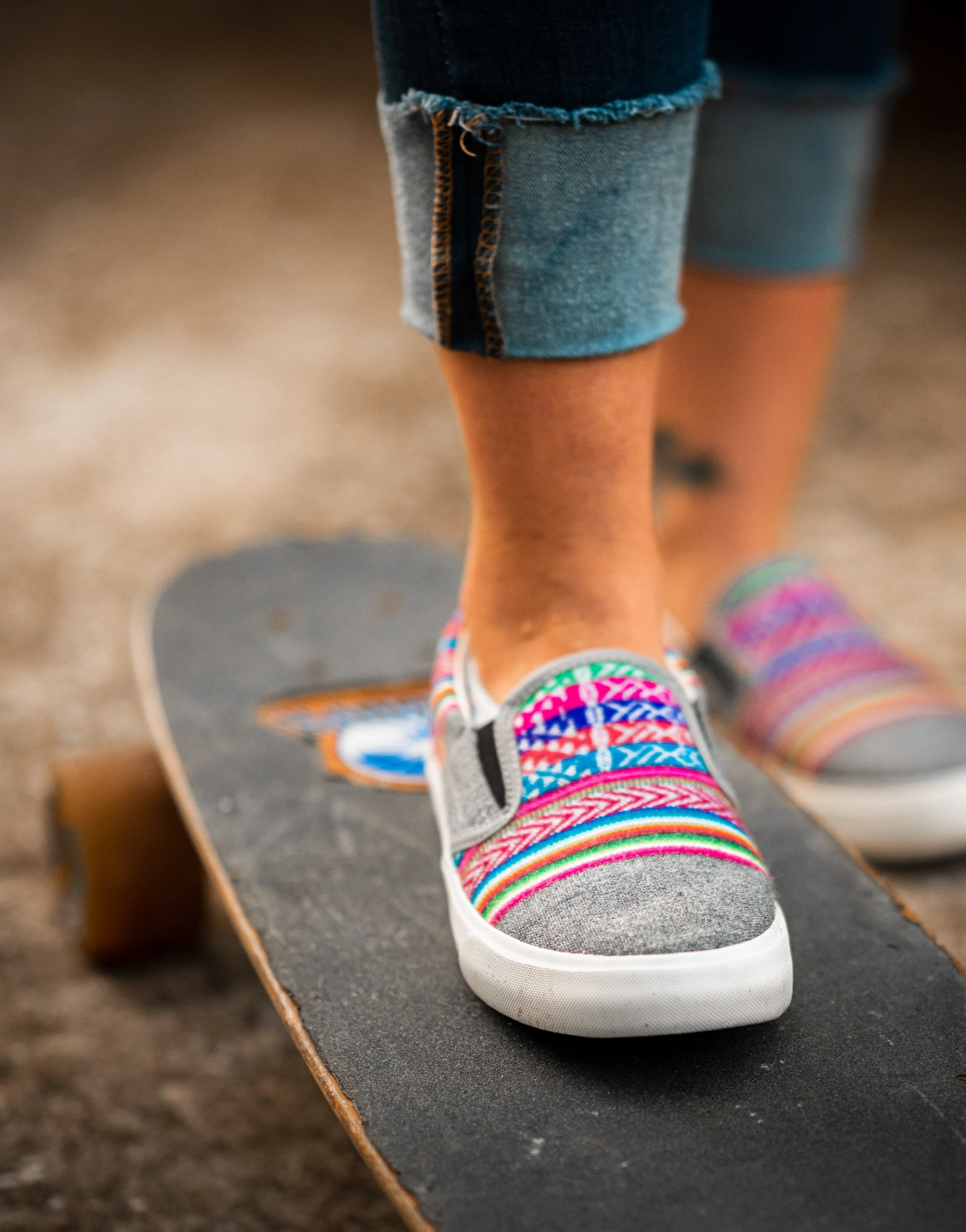Lace Free Slate Slip On