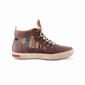 Brown Leather Camping Boot Fast Wear Subtle Aesthetic