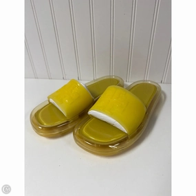 Sandals Designer By Tory Burch In Yellow, Size: 6 Orthopedic Footbed System