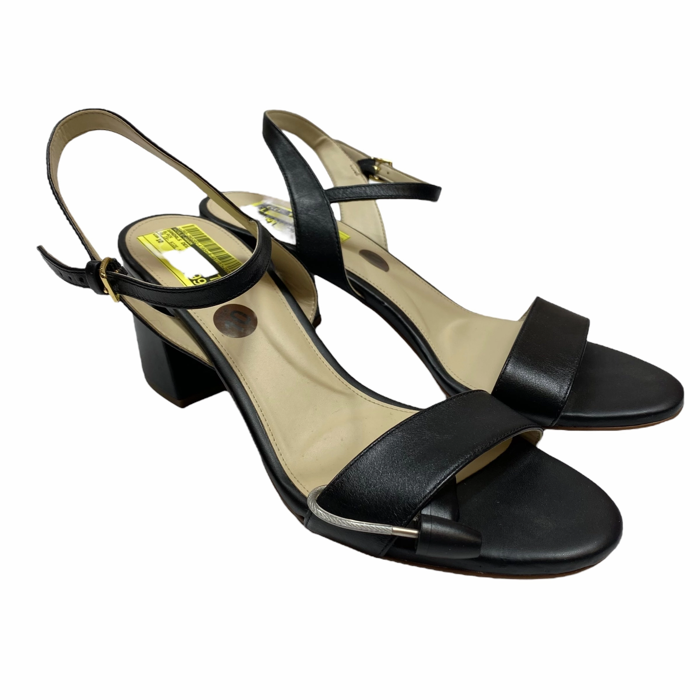 Sandals Designer By Cole-Haan In Black, Size:10 Impact Resistant Sole Water Edge