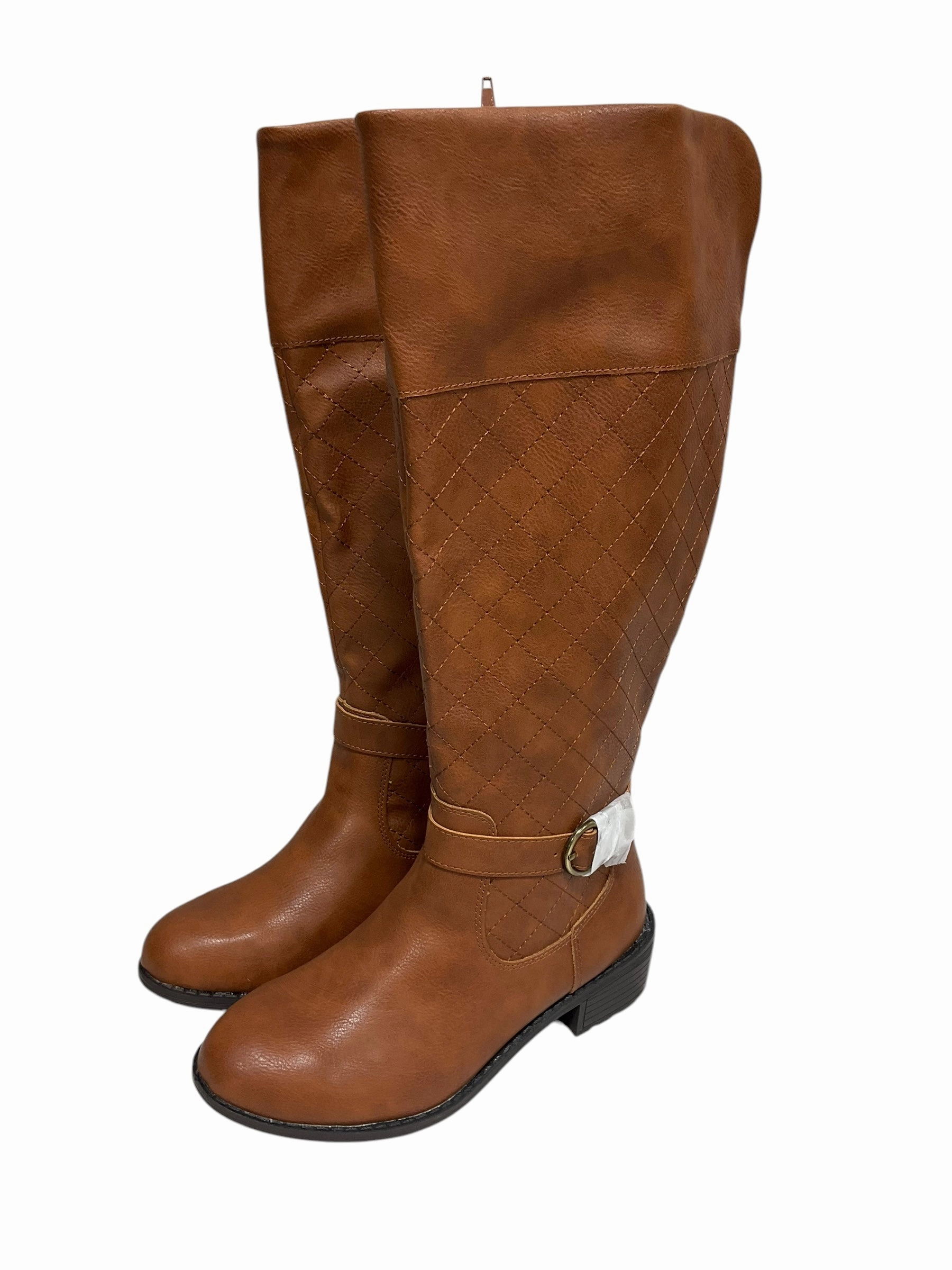 Rugged Built Adventure Seeker Breathable Weekend Wanderer Boots Knee Heels By St Johns Bay In Tan, Size: 6