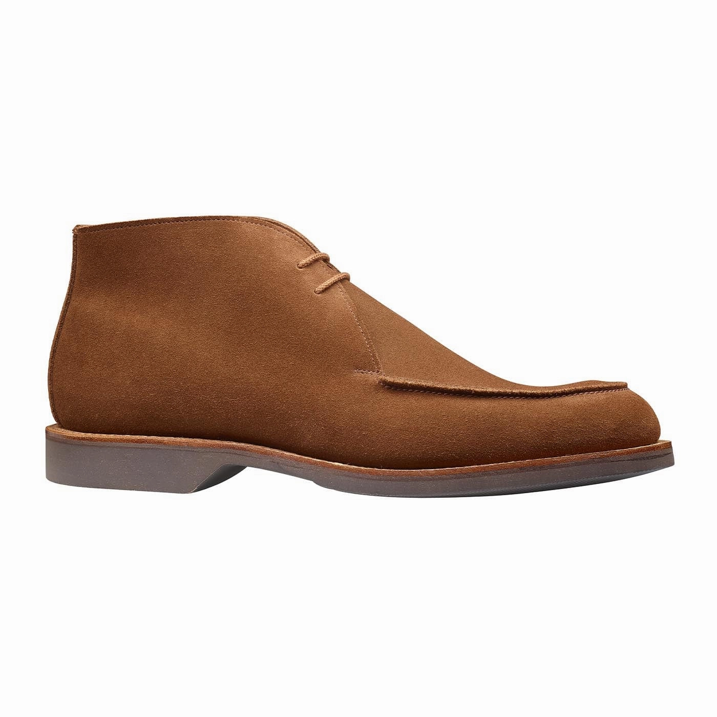 Bibury Snuff Suede Customizable Fit Features Subtle Lines