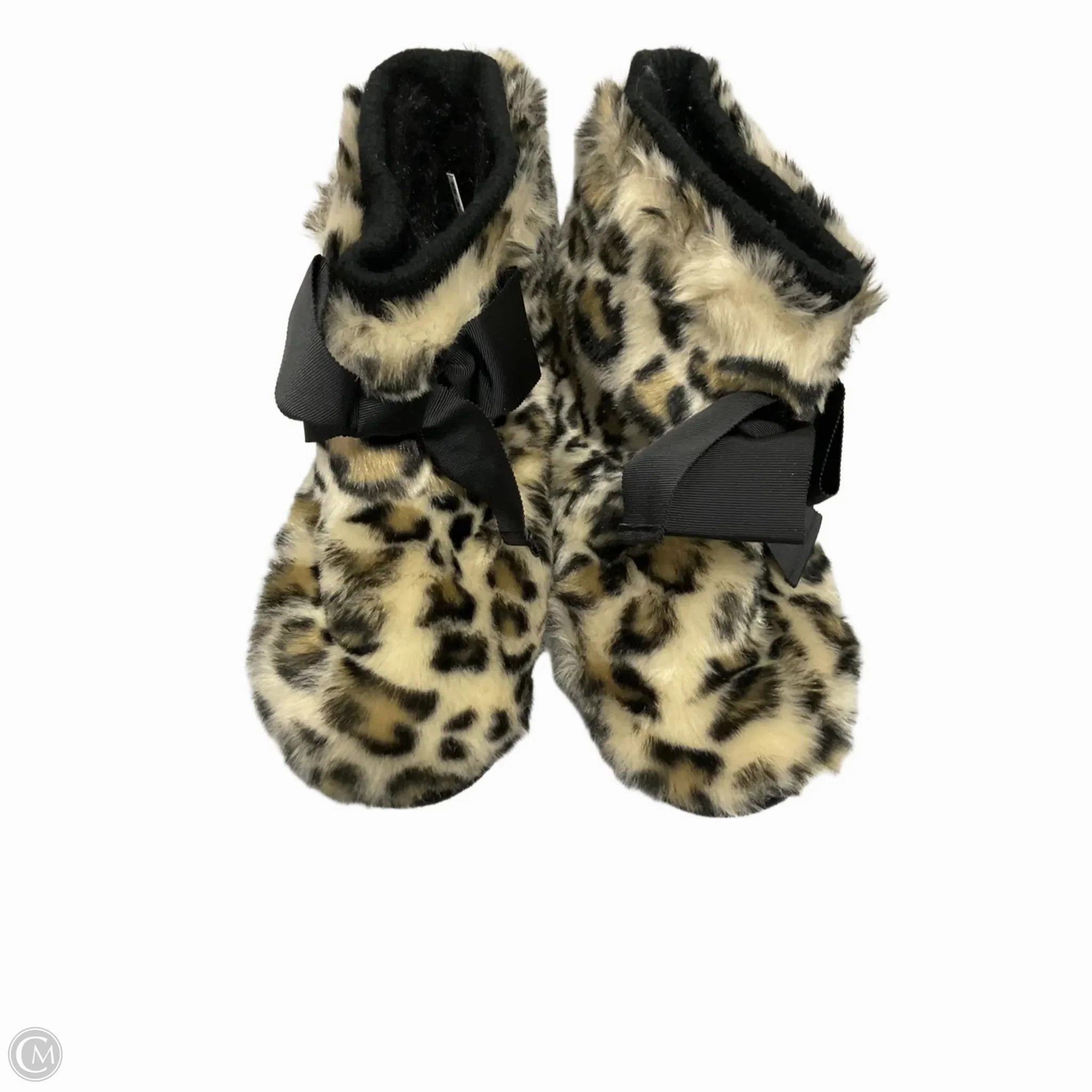Slippers Designer By Kate Spade In Animal Print, Size: 11 Torsional Stability Frame Track Run