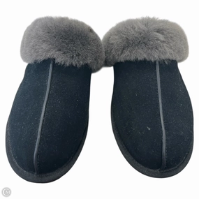 Slippers Designer By Ugg In Black, Size: 8 Fashion Glow Color Mix