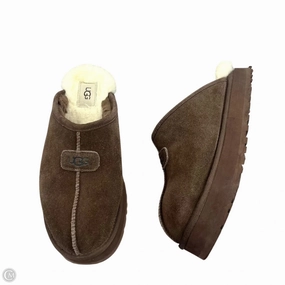 Slippers Designer By Ugg In Brown, Size: 9 Photo Glam quick dry