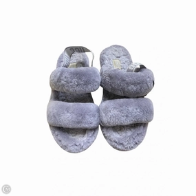 Slippers Designer By Ugg In Grey, Size: 7 Move Light