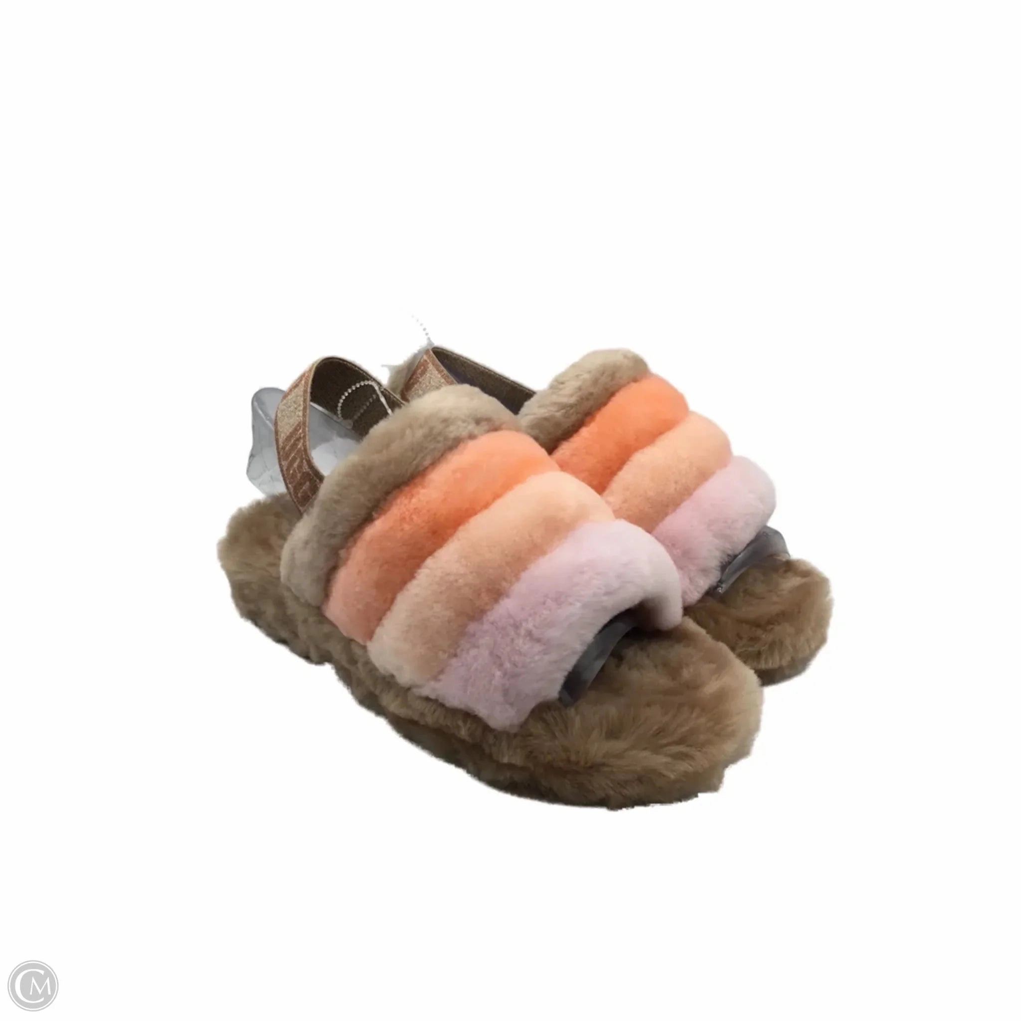 Slippers Designer By Ugg In Multi-colored Comfort Heel Training Mode
