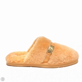 Slippers Designer By Ugg In Orange Comfort Grip Stud Cool