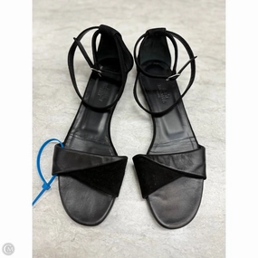 Sandals Luxury Designer By Hermes In Black, Size: 6.5 Heat Guard Pose Ready