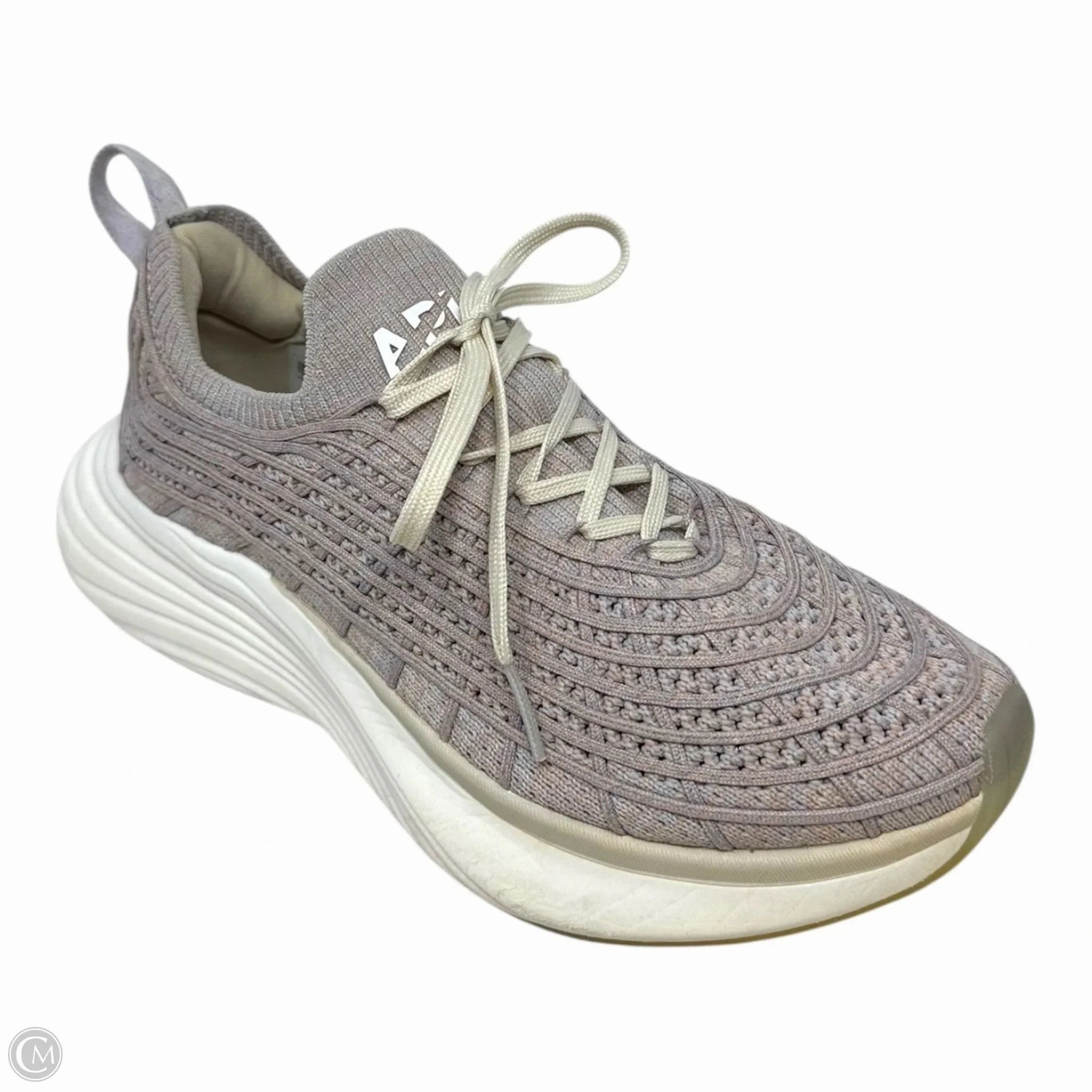 heel cup Flexible Fit Active People Techloom Shoes Designer By Apl In Pink, Size: 7