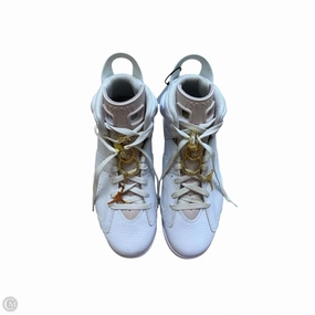 Flexible Rocker Sole Shoes Luxury Designer By Jordan In White, Size: 10