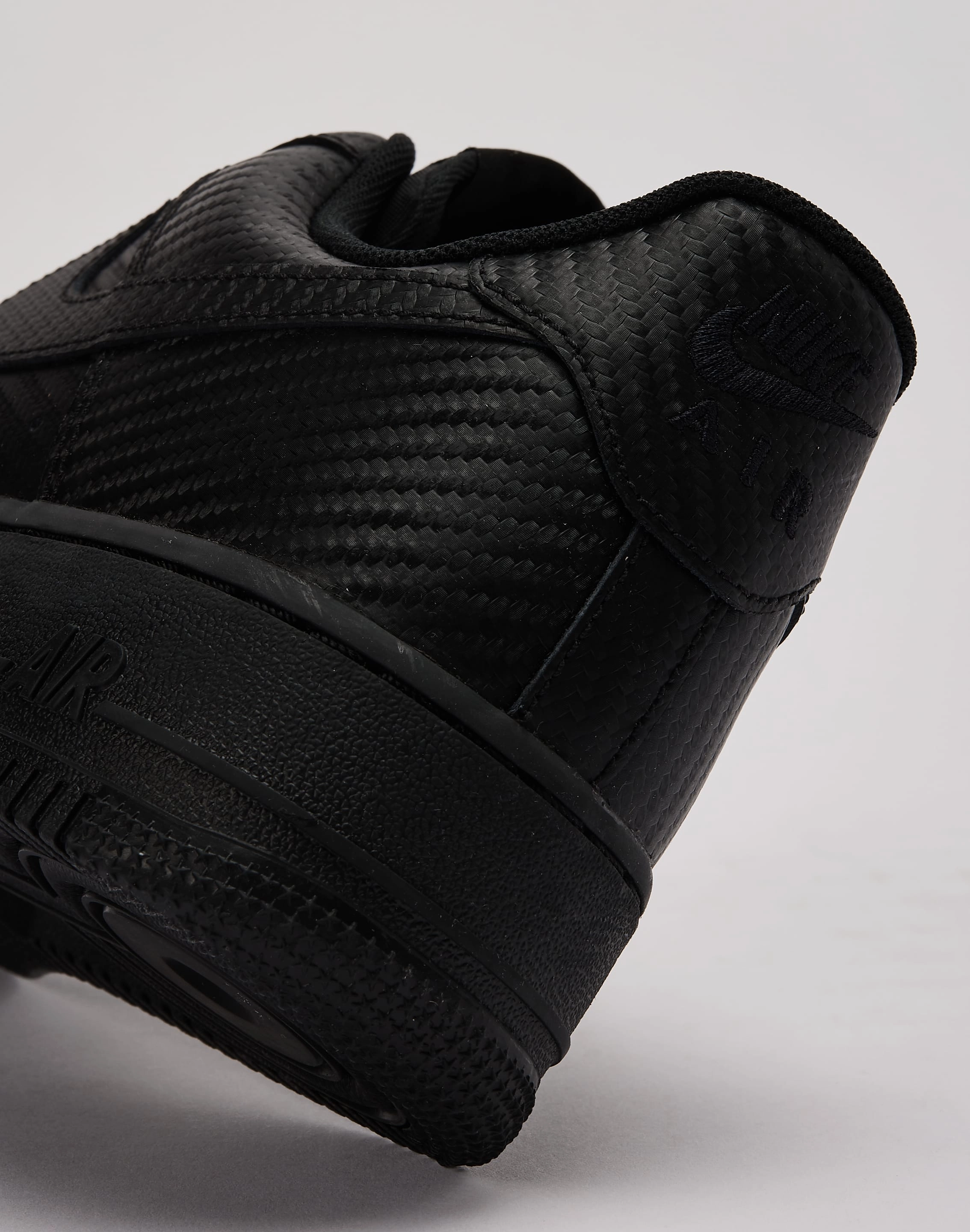 Breathable Textile Lining Luggage Fit Nike Air Force 1 Low 'Black Carbon Fiber'
