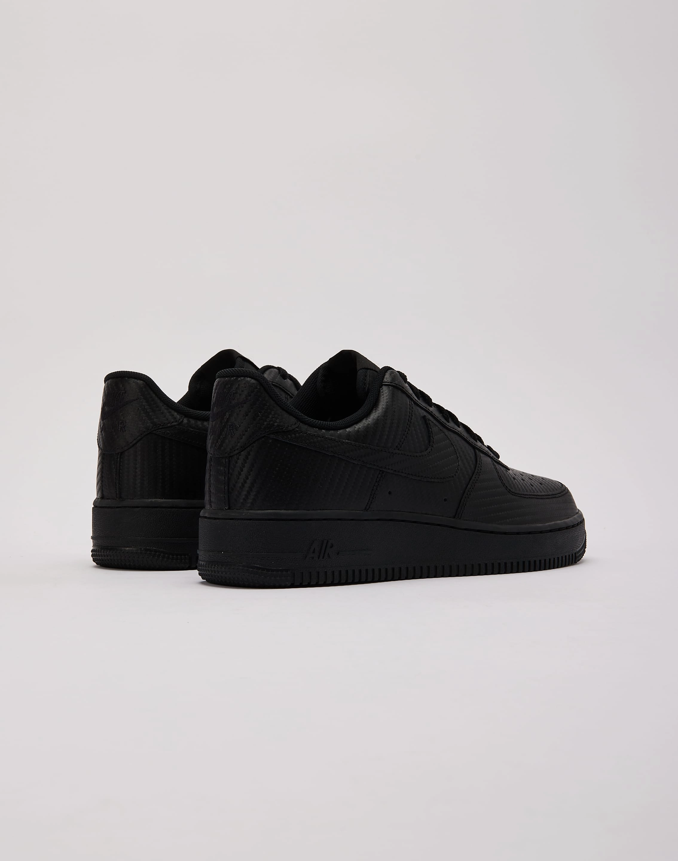 Youth Fresh Nike Air Force 1 Low 'Black Carbon Fiber'
