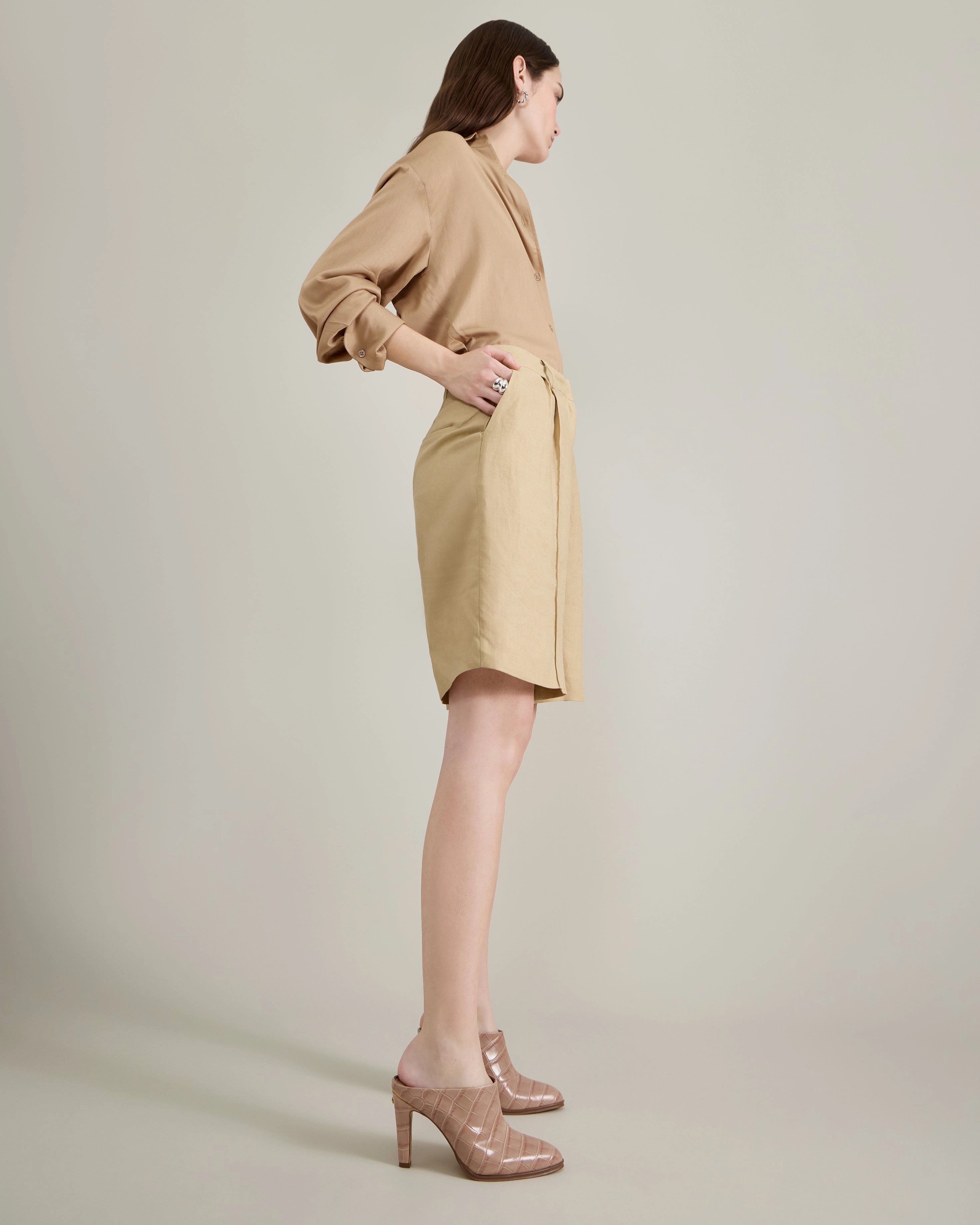 Solene Mule Leg Slim Stable Core