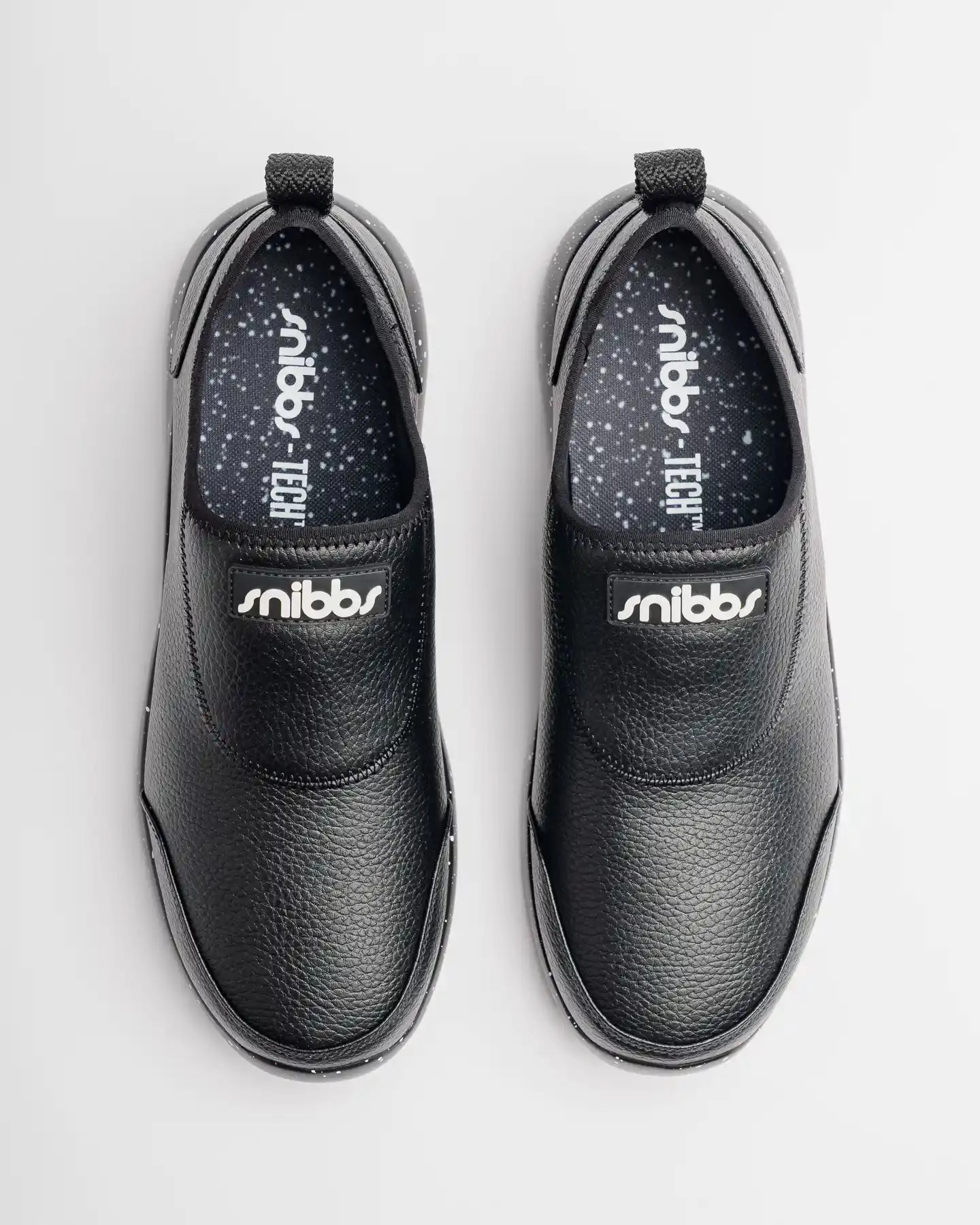 Spacecloud Premium Slip-On 2.0 - Black Speckle Anti Fatigue Technology Adjustable Hook and Loop Closure