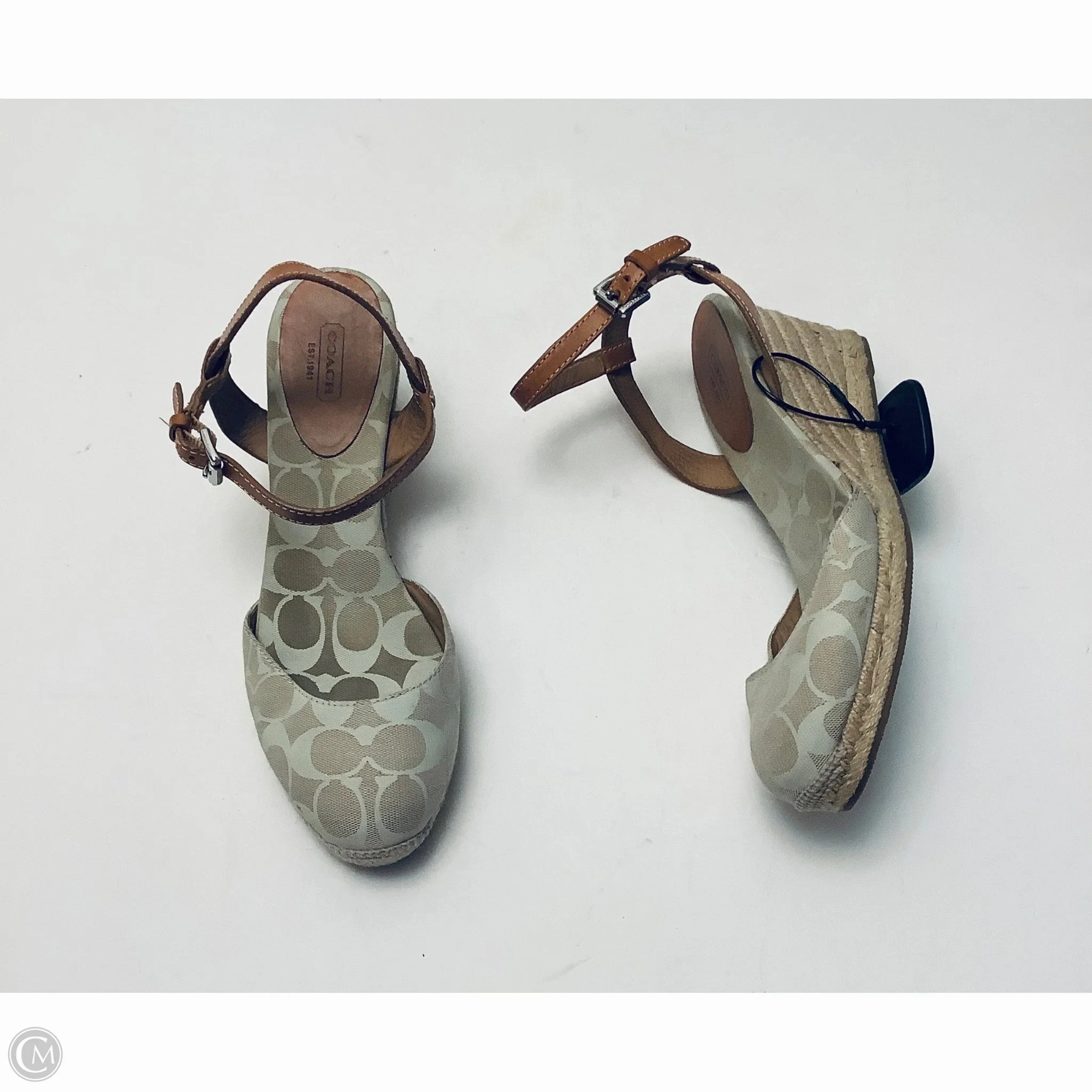 Shoes Designer By Coach In Brown, Size: 11 Comfort Platform