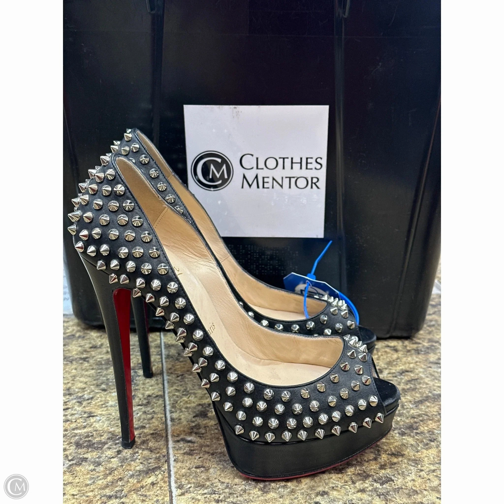 Shoes Designer By Christian Louboutin In Black, Size: 39.5 Comfort Flex Odor Control Insole
