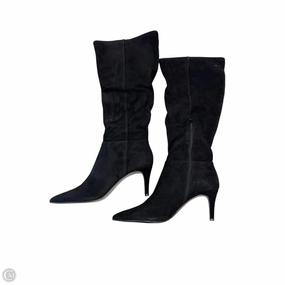 Cushioned Step All Day Worker Casual Wear Boots Knee Heels By Steve Madden In Black, Size: 11