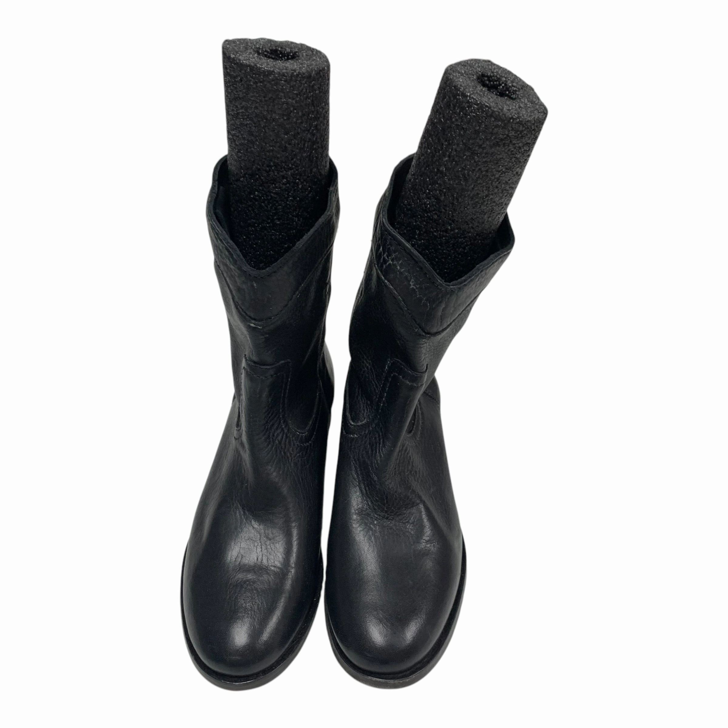 Viral Pop Cushioned Base Health Focused Boots Designer By Frye In Black, Size: 6.5