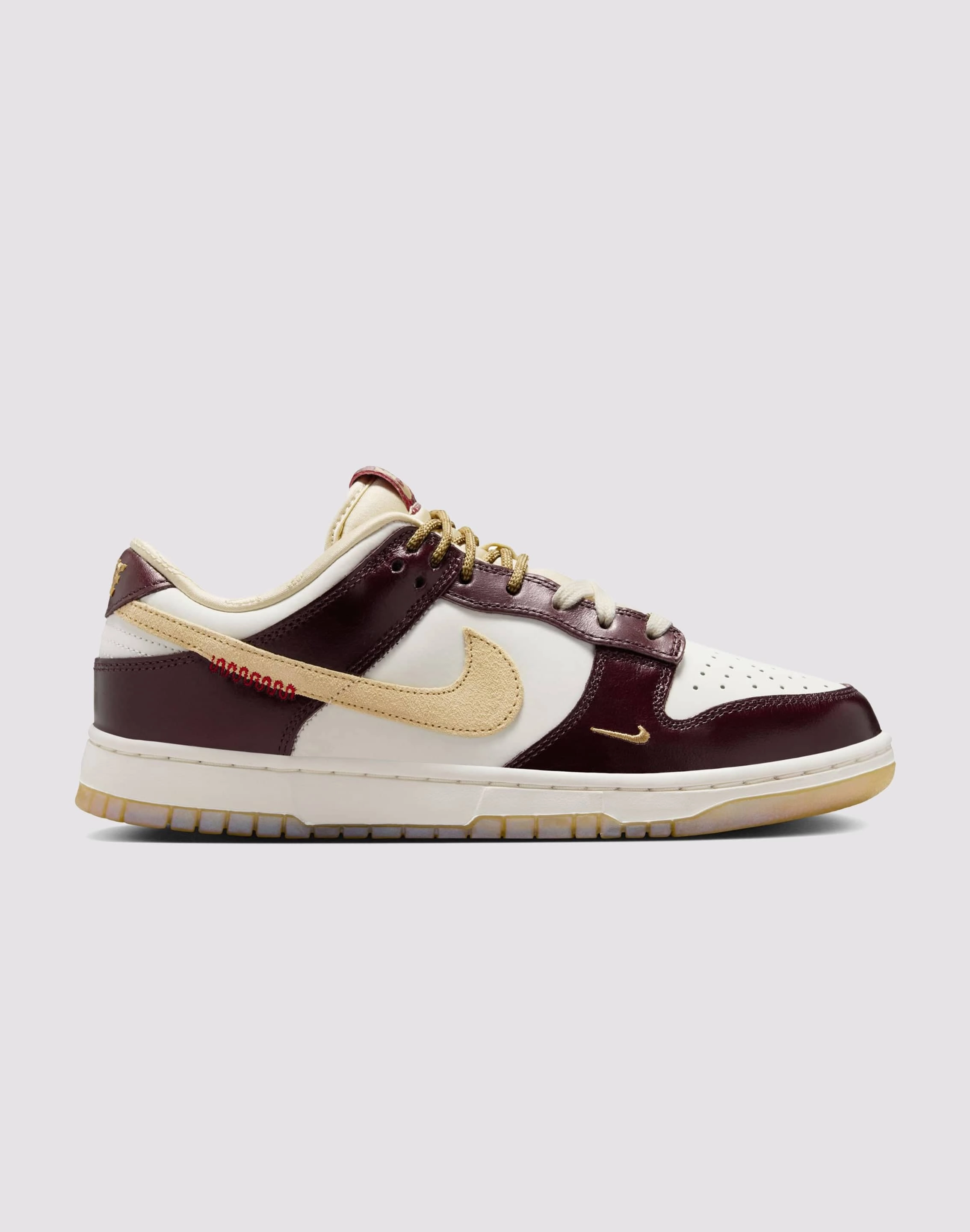 Forest Path Style Base Nike Dunk Low "Sail/Team Gold/Burgundy Crush"