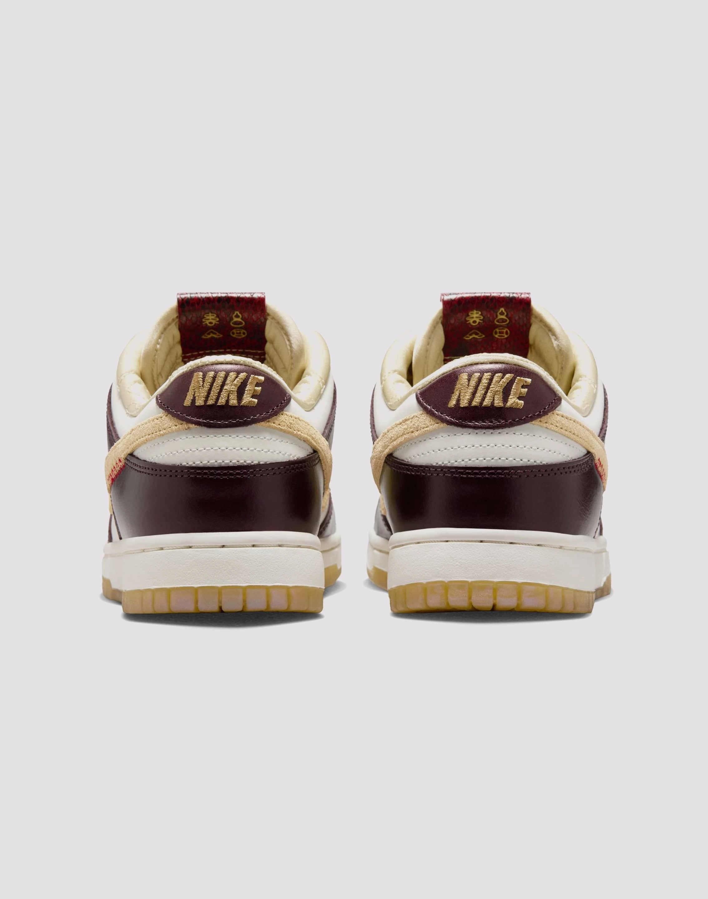 Reinforced Heel Cup Happy Move Nike Dunk Low "Sail/Team Gold/Burgundy Crush"